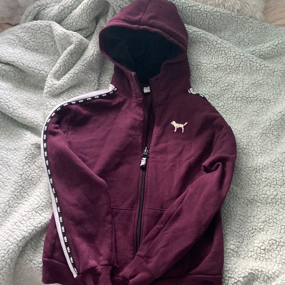 PINK zip up hoodie